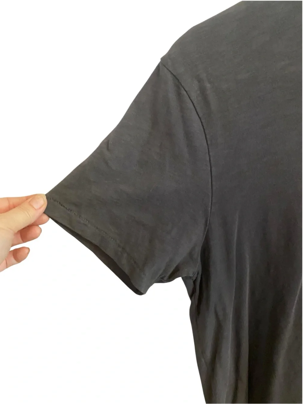 J.Crew Garment Dyed Broken-In Pocket T-Shirt - Charcoal Gray 100% cotton basics
